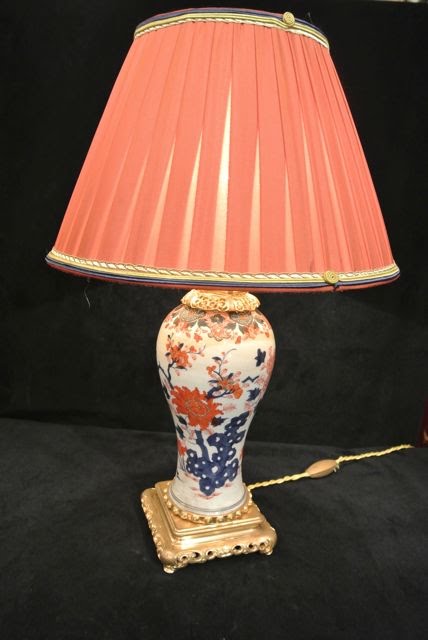Pied de lampe chinoise
